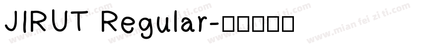 JIRUT Regular字体转换